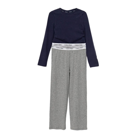Pyjama Marine/Gris Fille Calvin Klein Jeans Peacoat