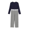 Pyjama Marine/Gris Fille Calvin Klein Jeans Peacoat