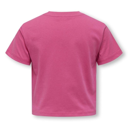 T-shirt Rose Fille Kids ONLY Maiken Life Heart