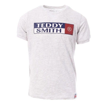 T-shirt Bleu Gris enfant Teddy Smith Tozo