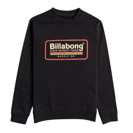 Sweat Noir Garçon Billabong Pacifico