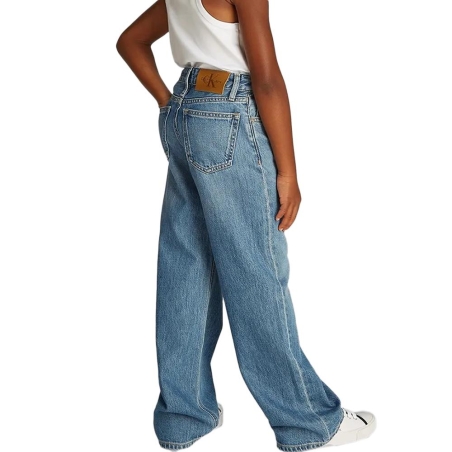 Jean Loose Bleu Fille Calvin Klein Jeans IG0IG02842