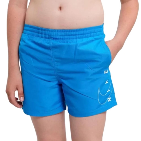 Short de bain Bleu Clair Garçon Nike 4 Volley