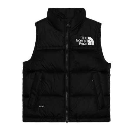 Doudoune Sans Manches Noir Junior Mixte The North Face Nuptse