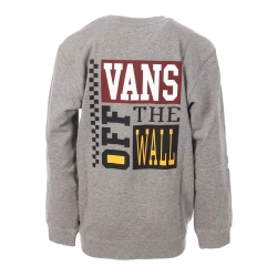 Sweat Gris Garçon Vans Fleece