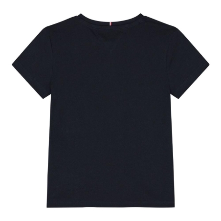 T-shirt Marine Fille Tommy Hilfiger Hilfiger Foil