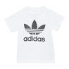 T-Shirt Blanc/Noir Garçon Adidas JE0520