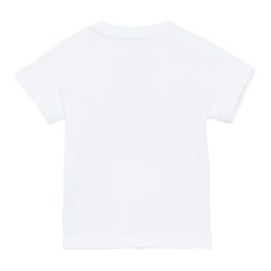 T-Shirt Blanc/Noir Garçon Adidas JE0520