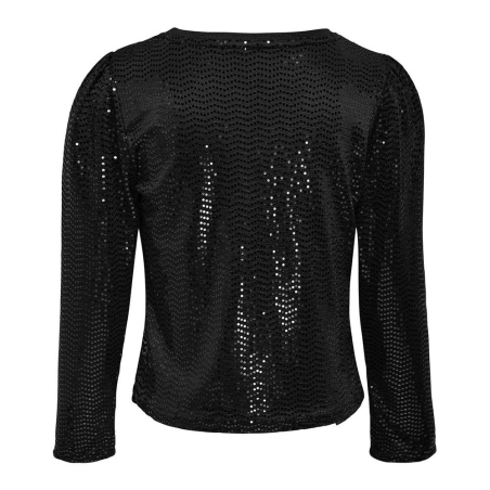 Top à paillette Noir Fille Kids Only Jane