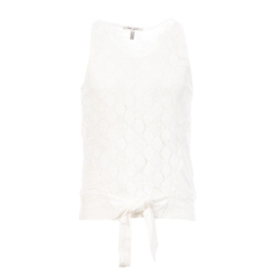 Débardeur Blanc Fille Teddy Smith Dagmar