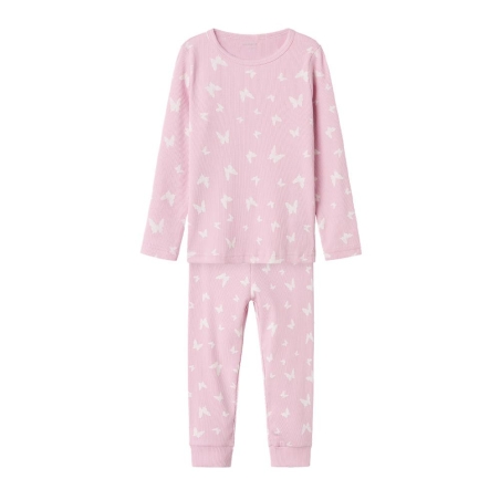 Pyjama Rose Fille Name it Butterfly