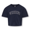T-Shirt Marine Fille Kids ONLY Kogrexa