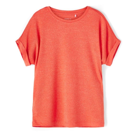 T-Shirt Orange Fille Name It KYRRA