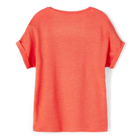 T-Shirt Orange Fille Name It KYRRA