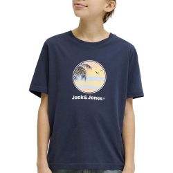 T-Shirt Marine Garçon Jack & Jones Perry