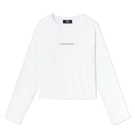 T-shirt Blanc Fille Le Temps Des Cerises Catigi