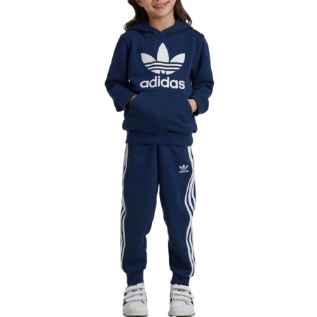 Survêtement Marine Garçon Adidas Hoodie