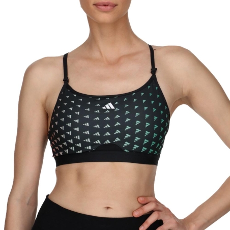 Brassière Noire Femme Adidas Aerct