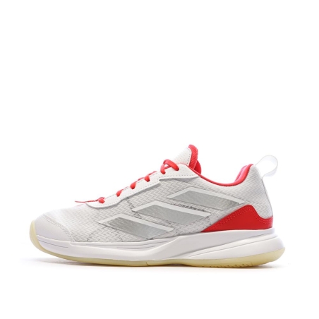 Chaussures de Tennis Blanc/Rouge Femme Adidas Avaflash