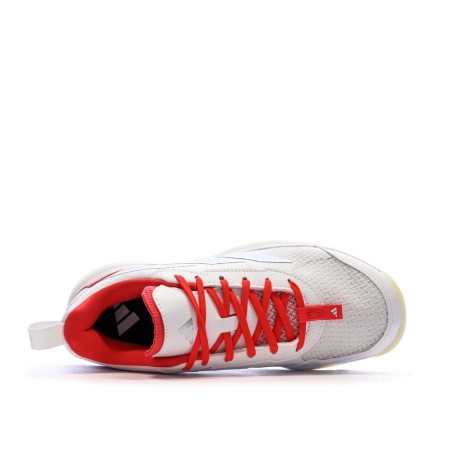 Chaussures de Tennis Blanc/Rouge Femme Adidas Avaflash