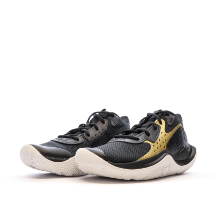 Chaussures de Basket Noir/Doré Mixte Under Armour Jet 23