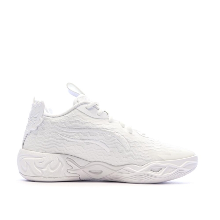 Chaussures de Basketball Blanc Femme Puma Mb.04 Lo Ice White