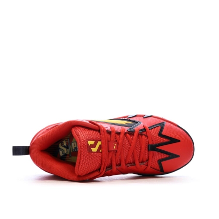 Chaussures de Basketball Rouge/Jaune Mixte Puma Scoot Zeros Retro