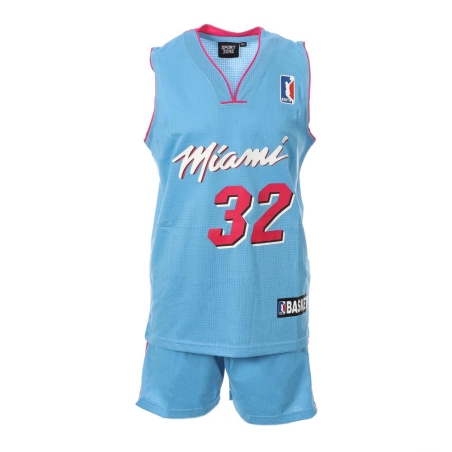 Miami Ensemble de basket Bleu/Rose Enfant Sport Zone