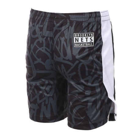 Short de Basketball Noir Garçon NBA Brooklyn Nets