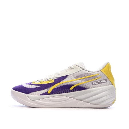 Chaussures de Basketball Blanches Homme Puma All-pro Nitro