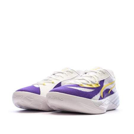Chaussures de Basketball Blanches Homme Puma All-pro Nitro