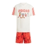 Ensemble Blanc/Rouge Garçon Adidas Lk Dy Mm T