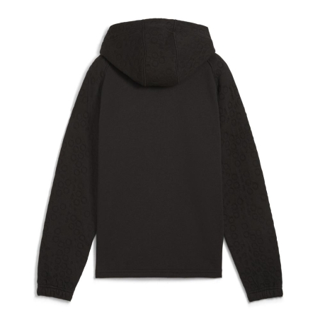 Sweat Zippé Noir Garçon Puma Hooded