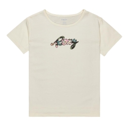T-Shirt Blanc Fille Roxy Day and night