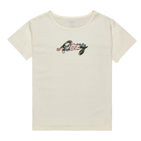 T-Shirt Blanc Fille Roxy Day and night