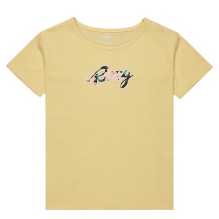 T-Shirt Jaune Fille Roxy Day and night