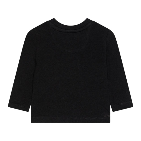 T-shirt Manches Longues Noir Garçon Calvin Klein Jeans Hero