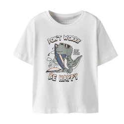 T-Shirt Blanc Garçon Name it Vagnos