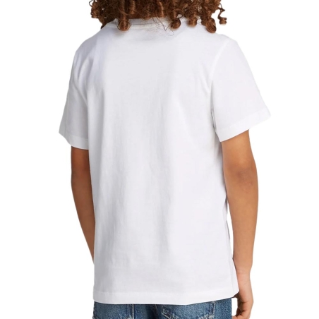 T-Shirt Blanc Garçon Calvin Klein Jeans ChestYAF