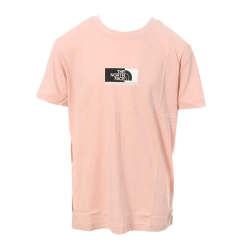 T-shirt Rose Garçon The North Face Split Box