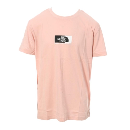 T-shirt Rose Garçon The North Face Split Box