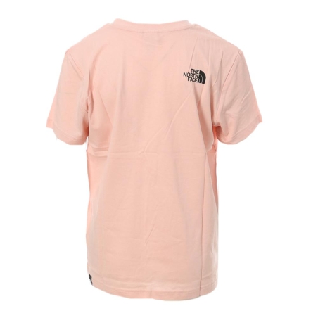 T-shirt Rose Garçon The North Face Split Box