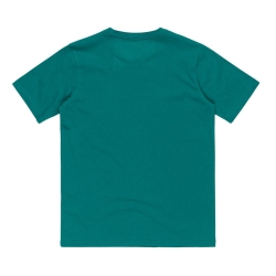 T-Shirt Bleu Canard Garçon Quiksilver Comp Logo