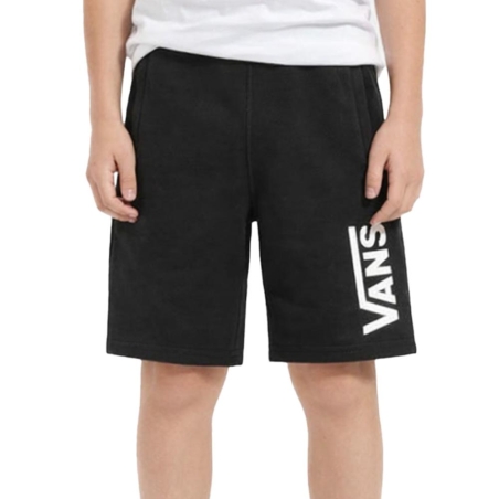 Short Noir Garçon Vans Logo