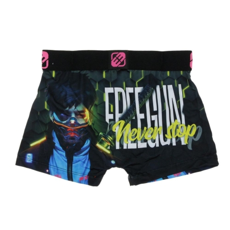 Boxer Noir/Rose Garçon Freegun Snowboard
