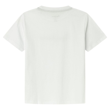 T-shirt Blanc Garçon Pepe Jeans New Art
