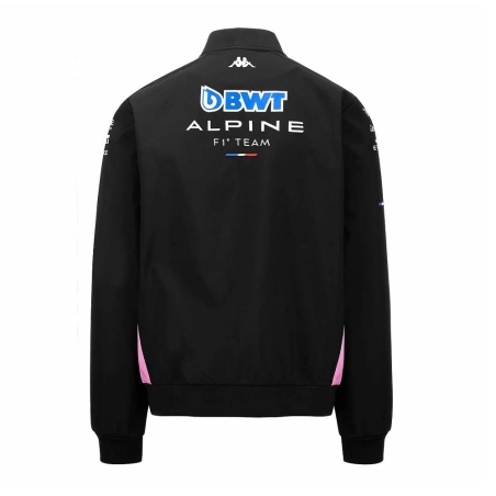 Veste Noire Garçon Kappa Amdacy Alpine F1