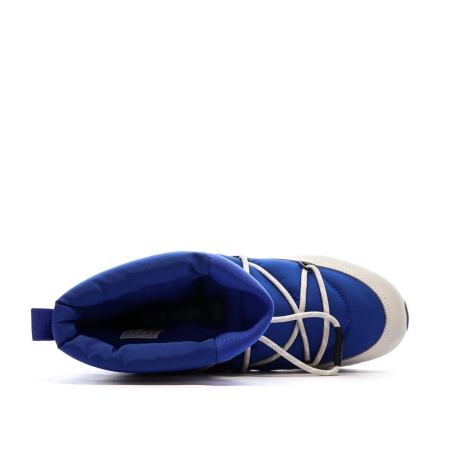 Moon Boot Bleu/Blanc/Noir Garçon Adidas High