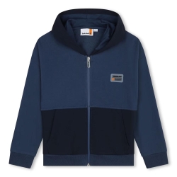 Sweat Zippé Bleu Garçon Timberland Cardigan