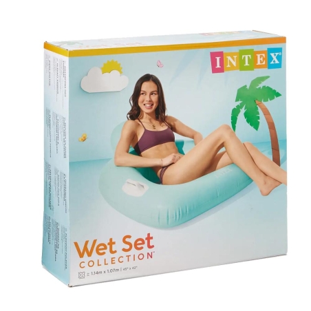 Fauteuil Gonflable Intexl Pis Pastel 1.14x1.07m